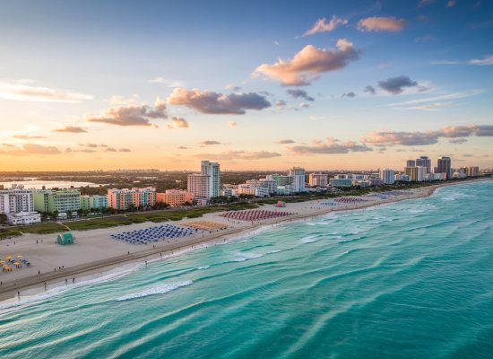 Miami Beach at sunset2